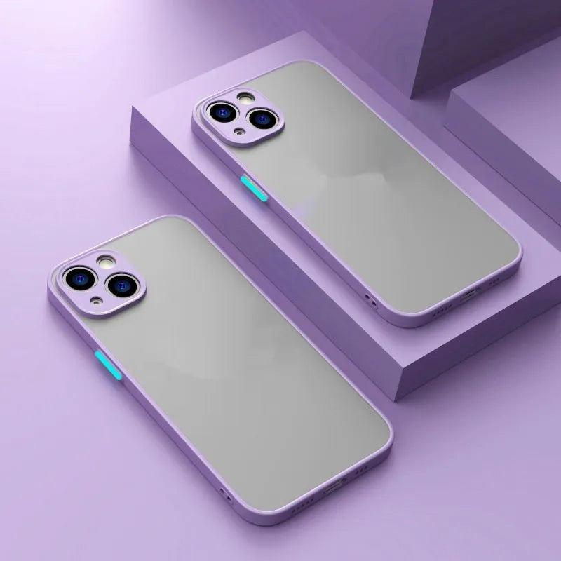 Frosted magnetic iPhone case in multiple colours for iPhone 13, 14, and 15 models