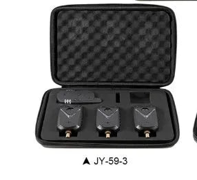 Wireless fishing electronic bite alarm with ABS plastic housing for multi-rod monitoring