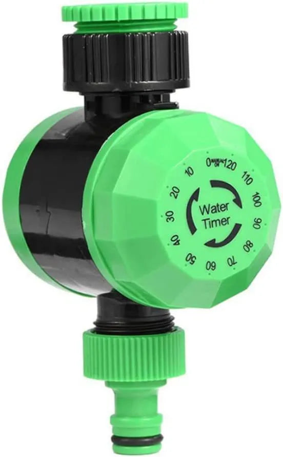 Home garden irrigation controller timer made of plastic, 140mm tall, mechanical water timer with dial for setting watering duration