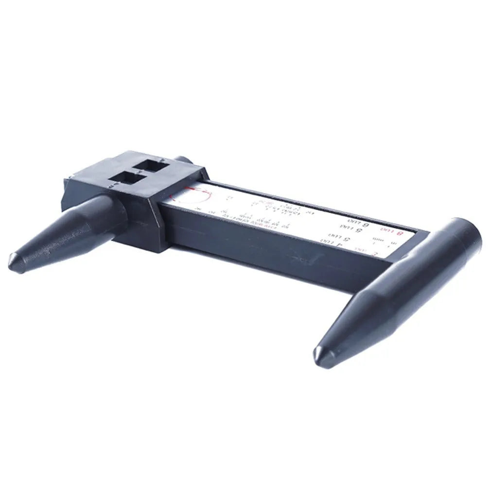 Electronic digital caliper hole distance measuring tool with 180mm range for wheel hub modifications