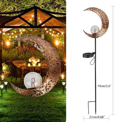 LED Solar Flame Metal Decorative Light in various styles for outdoor use