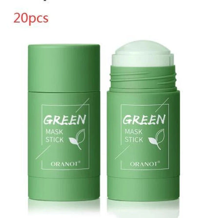 Green Tea Solid Mud Mask for deep cleansing and moisturizing