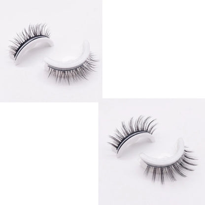 Captivating 3D layered mink-like false eyelashes for bold, voluminous eye makeup looks