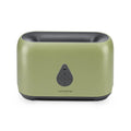 Mini remote control flame diffuser air humidifier round plastic USB powered household use white colour