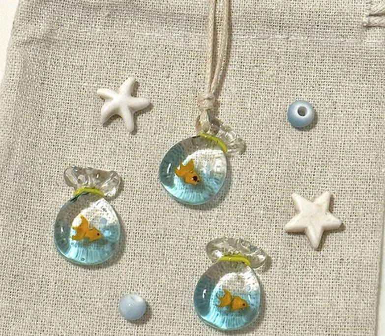 Women's skirt-shaped joker pendant necklace on a cotton and linen clavicle chain.