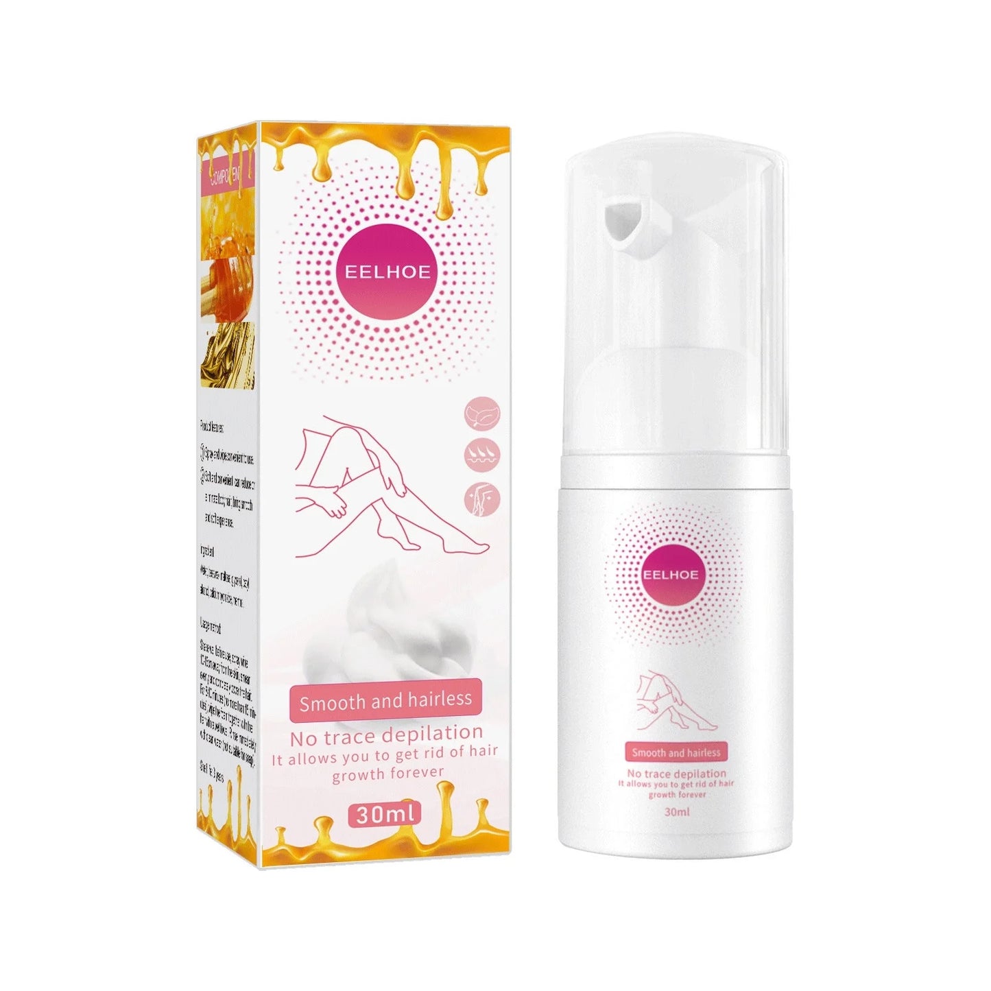 Mu Si Honey Hair Removal Spray for smooth, hair-free skin