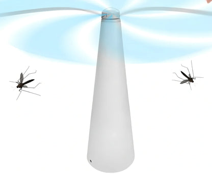 Compact USB fly repellent fan with ABS housing for tabletop insect protection