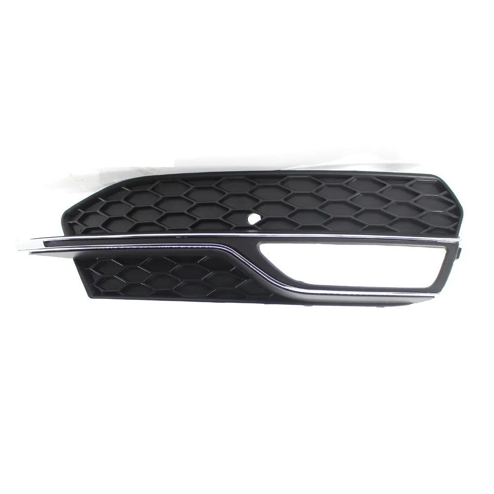 Black ABS plastic fog lamp grille for 2013-2016 Audi A3 Sport S3 front bumper replacement