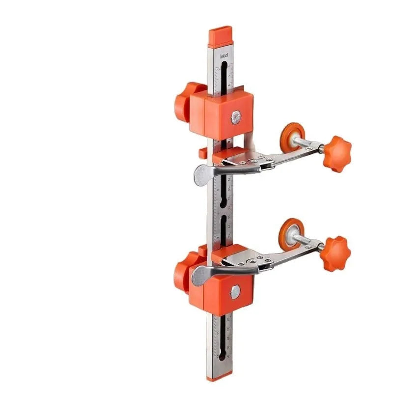 Drawer track holder guide rail installation auxiliary tool with copper cutting edge and rapid clamp