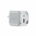 AI Temperature Control Gallium Nitride Charger 120W three Type-C ports white