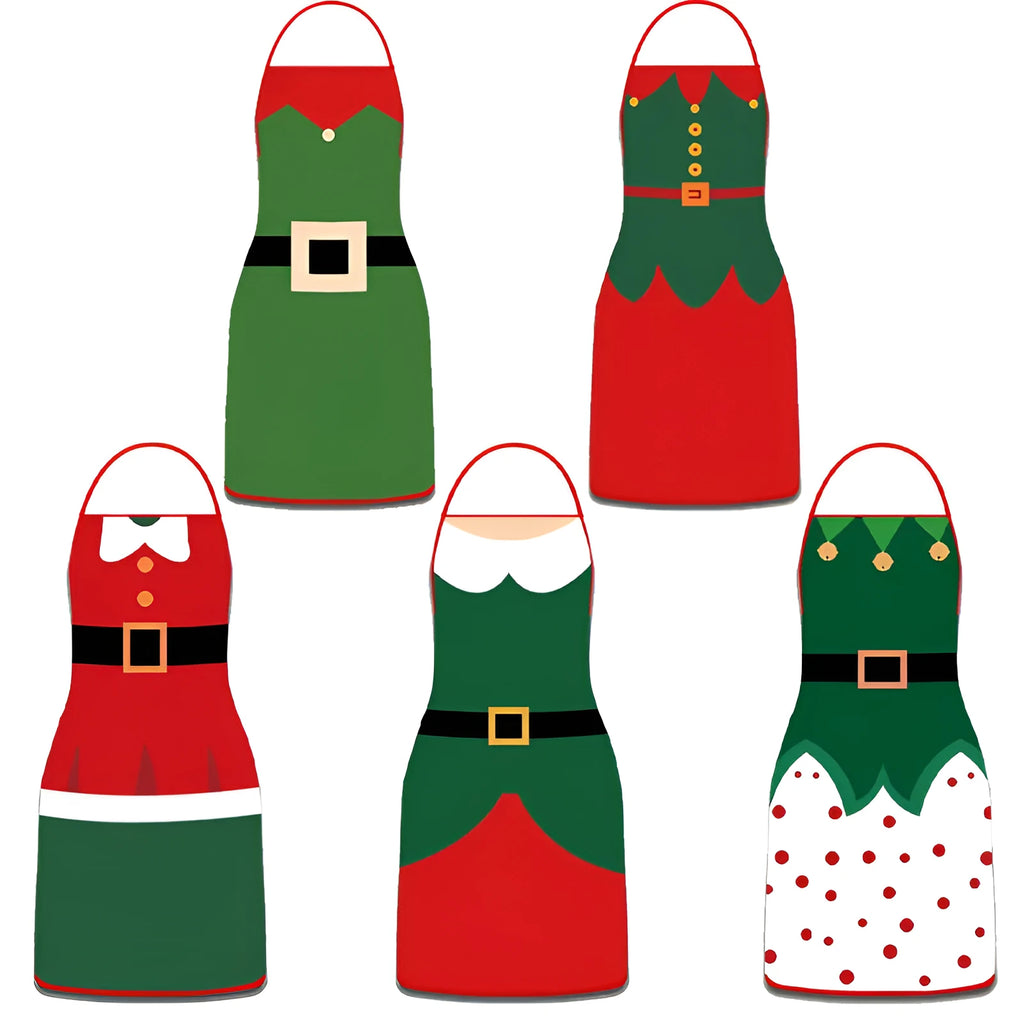 Nutcracker character 3D digital print sleeveless apron in 100% waterproof polyester, 50x70 cm, American country style