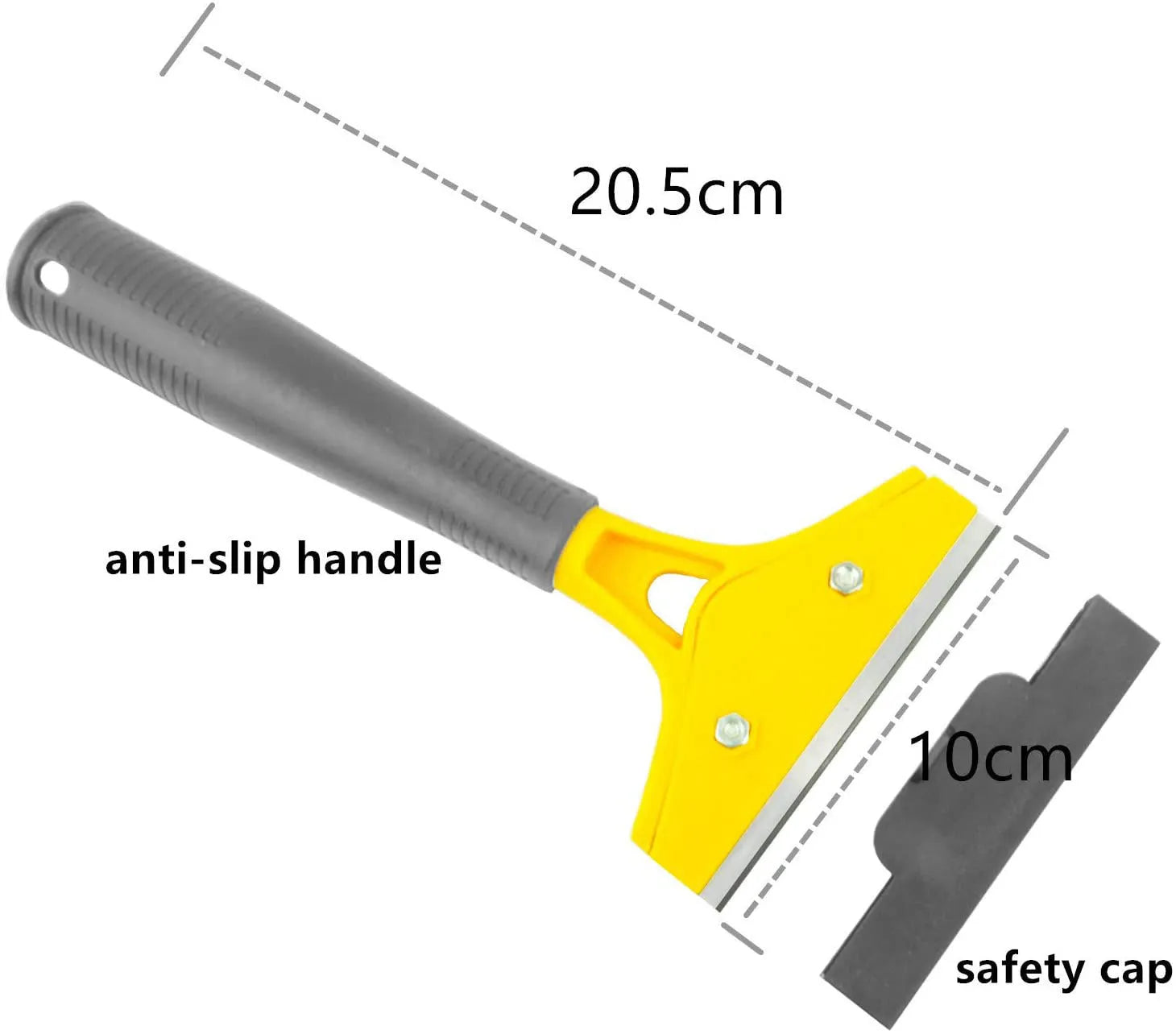 Plastic automotive film smoothing tool set for car window tint installation in 10 piece or 12 piece configurations