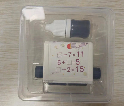 Math Roller Stamp for addition, subtraction, multiplication, and division practice