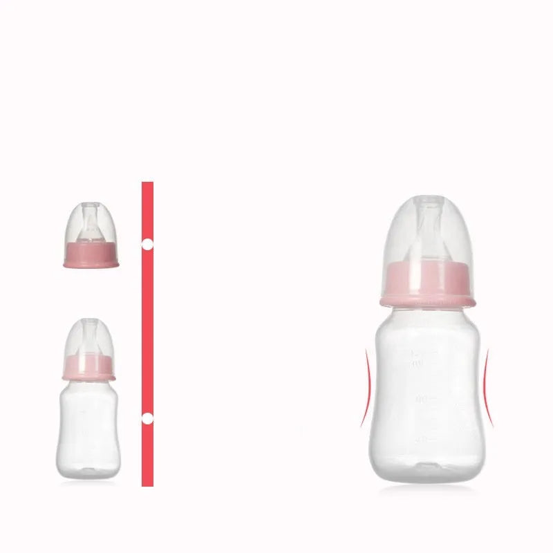 Silicone hand-kneaded manual breast pump in pink and blue for mothers