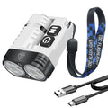 U6 flashlight 1600 lumen outdoor camping lantern with aluminium alloy body, magnetic base, and IP68 waterproof rating