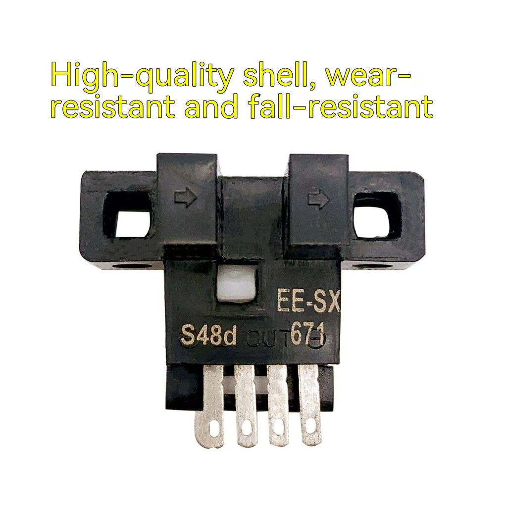 EE-SX671 miniature U-shaped groove photoelectric switch with NPN output and polycarbonate shell