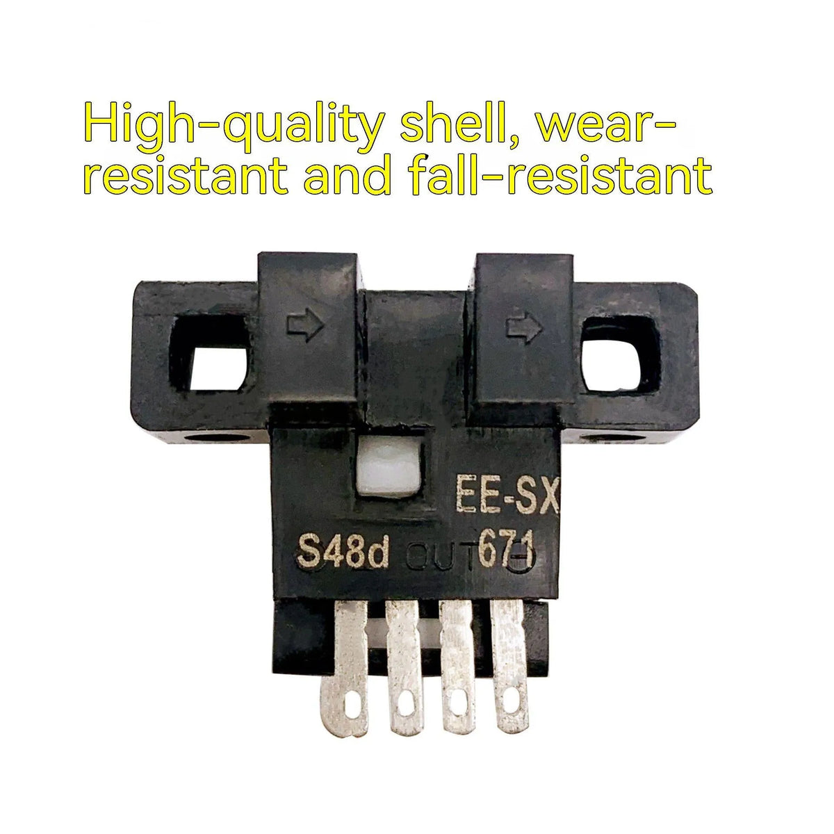 EE-SX671 miniature U-shaped groove photoelectric switch with NPN output and polycarbonate shell