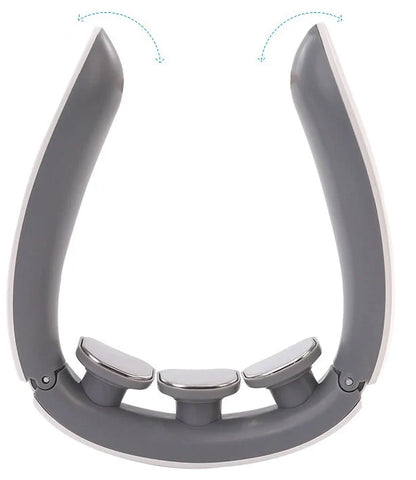 USB charging neck massager with adjustable settings for pain relief