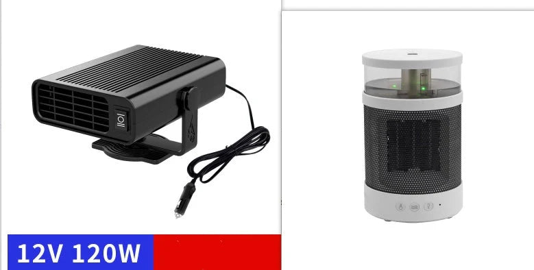 Universal Car Defrost Heater with 360-degree rotation for 12V/24V vehicles