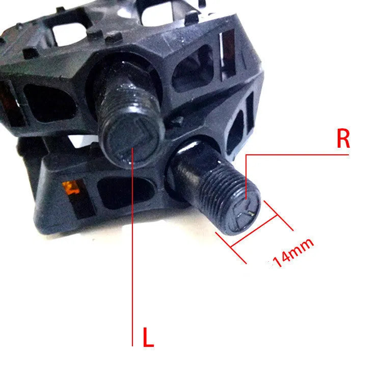 Dead Fly ball bearing bicycle pedals in aluminium alloy black for road bikes