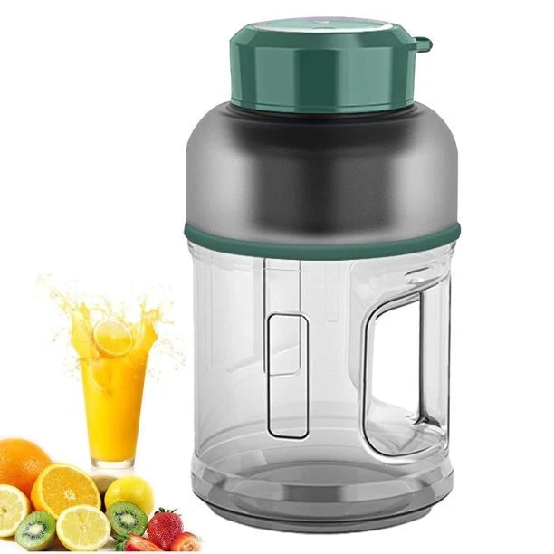 1500ml portable blender cup in various colors, featuring high-speed blending and durable TRITAN material
