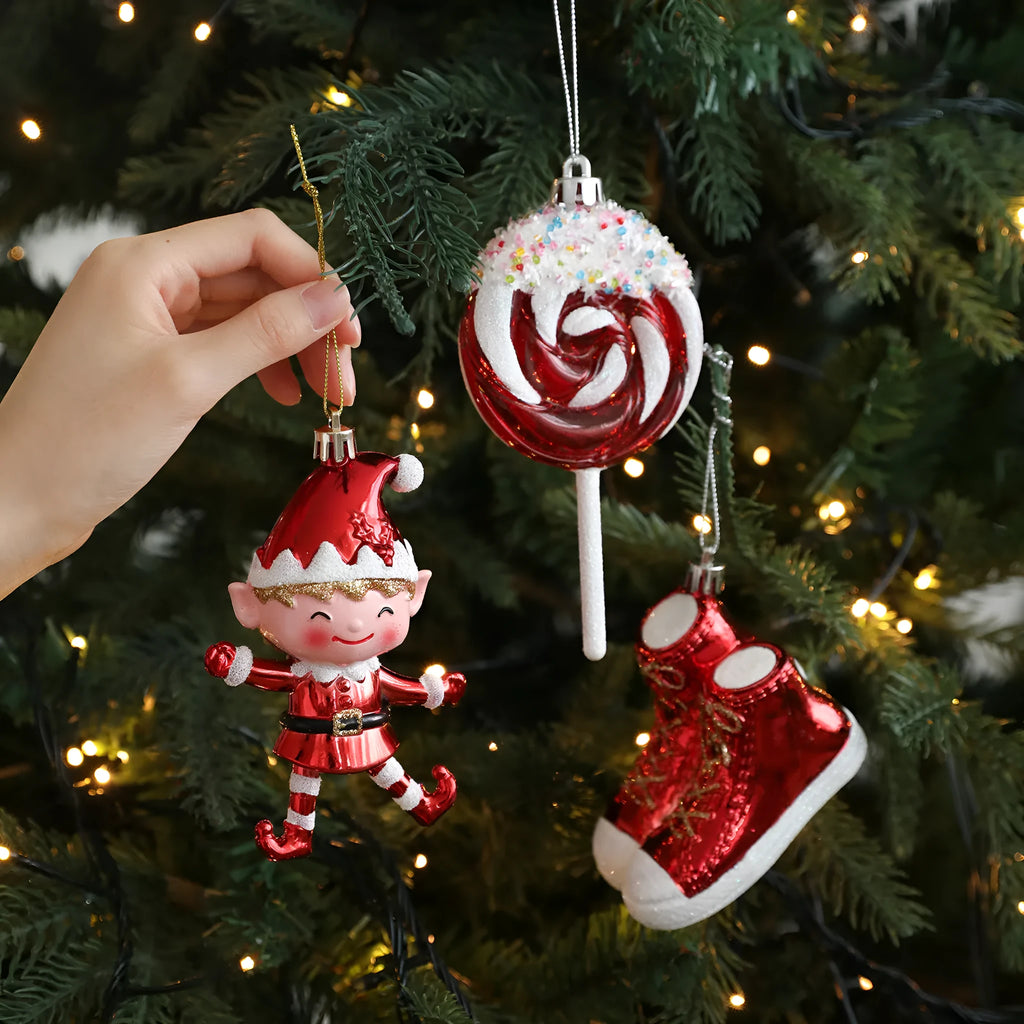 Plastic cartoon pendant in Snowman style for bag or keychain decoration