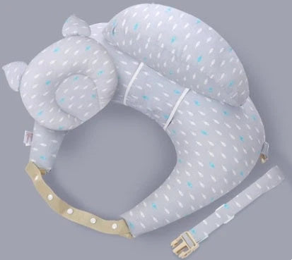 Multifunctional nursing pillow in various colors with washable cover