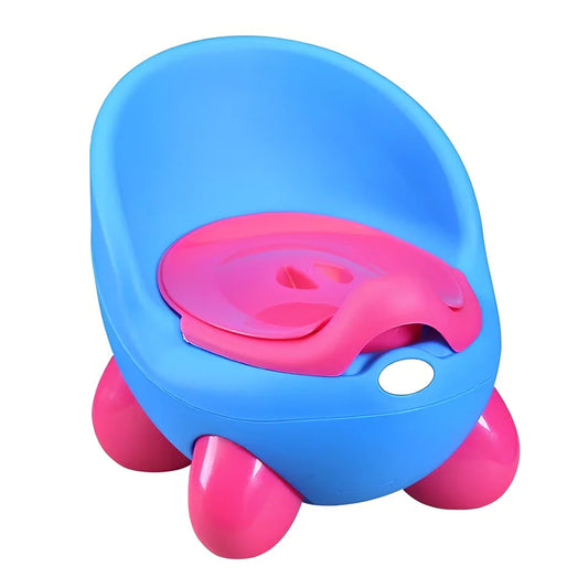 Dandan Children's Cartoon Toilet in blue, 30cm high PP potty with removable 500ml pot for toddler training