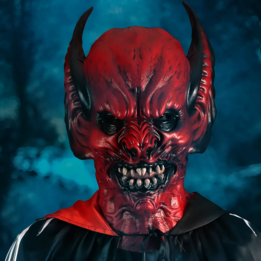 Red bat head cover horror mask made from RP foam for Halloween and party events