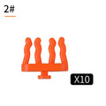 Plastic stackable toolbox shelf organiser with side by side arrangement options