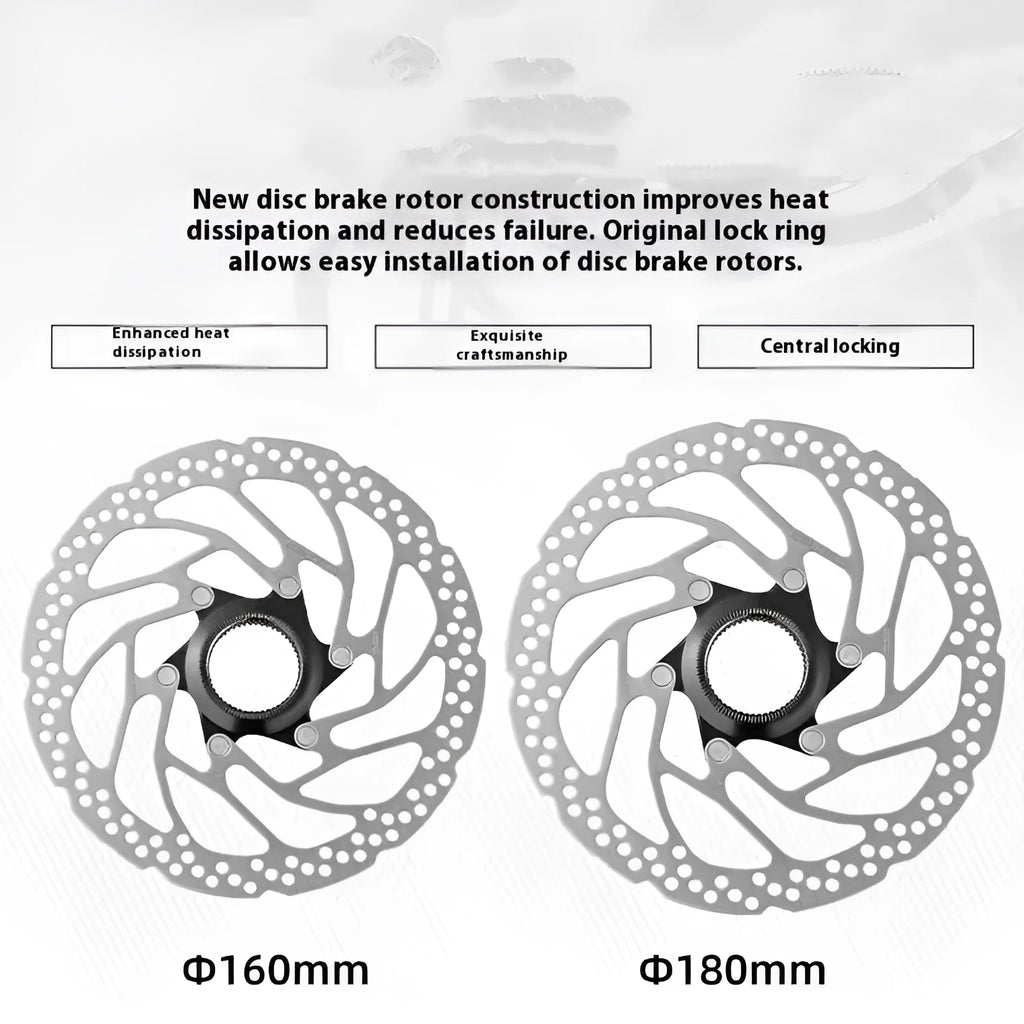 RT30 middle-sized central lock disc brake pad 160mm stainless steel for bike
