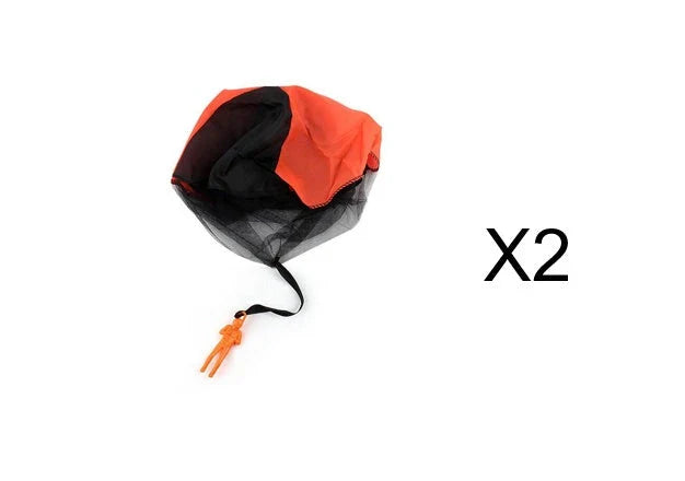 Mini soldier camouflage parachute toy in various colours for outdoor educational play