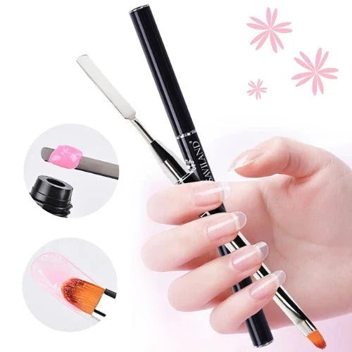 Quick Extension Gel Crystal Gel Nail Set with resin formula for durable nail extensions