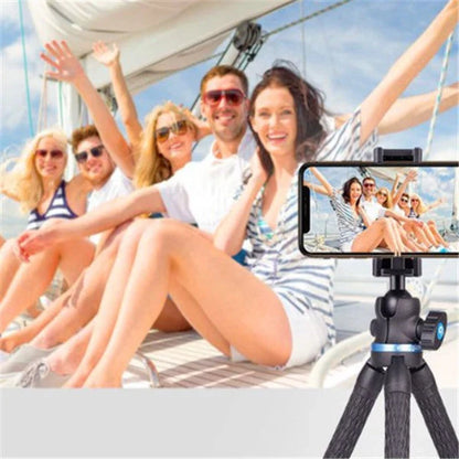 Flexible octopus tripod for Apple iPhone with 360-degree rotation