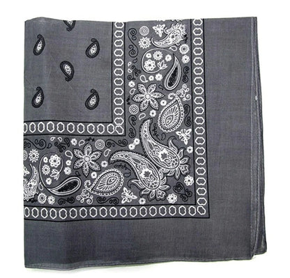 Cashew Flower Paisley Hip Hop Square Scarf in various colours