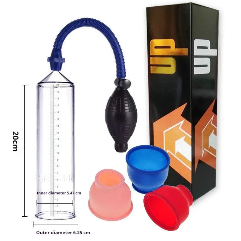 Silicone penis simulator cover accessory for male home exercise machine with plastic valve exerciser