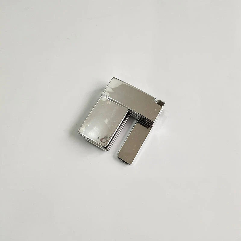 Alloy waistband clip buckle for adjustable fit on pants and skirts