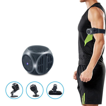 Mini HD camcorder with night vision and 1080P recording capability