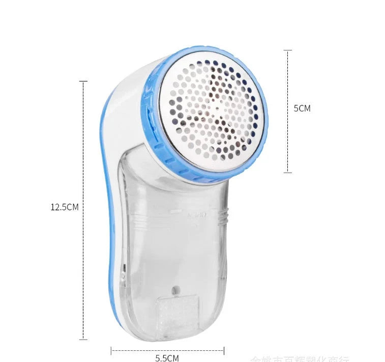 High-power USB-charged clothing de-balling device with stainless steel blade