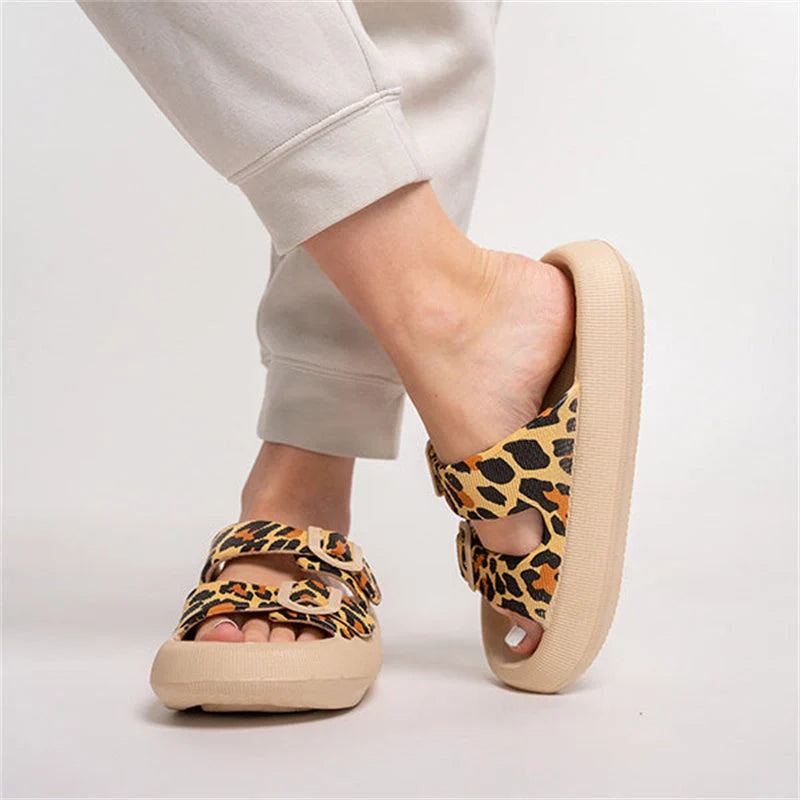 Women's summer EVA thick-soled sandals and slippers in various colours