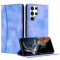 Samsung PU leather phone case in black with multi-card insert slot and built-in kickstand