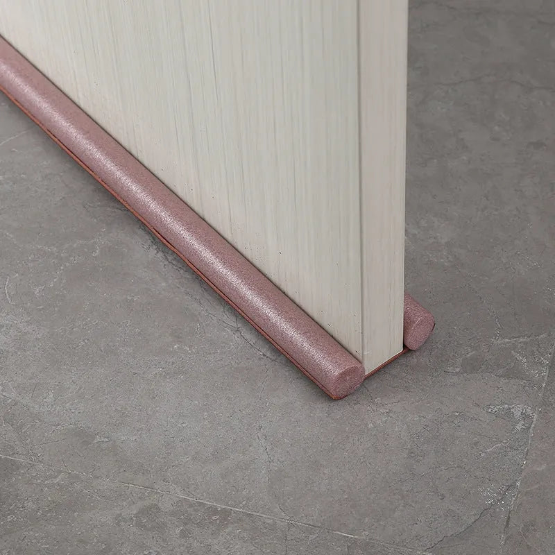 Household door sealing strip 95cm long dustproof windproof adhesive in gray