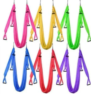 Anti Gravity Yoga Hammock in various colours for aerial fitness and relaxation
