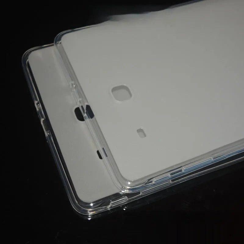 Ultra-thin clear transparent white silicone protective case for iPad Air 4 or 5th generation tablet