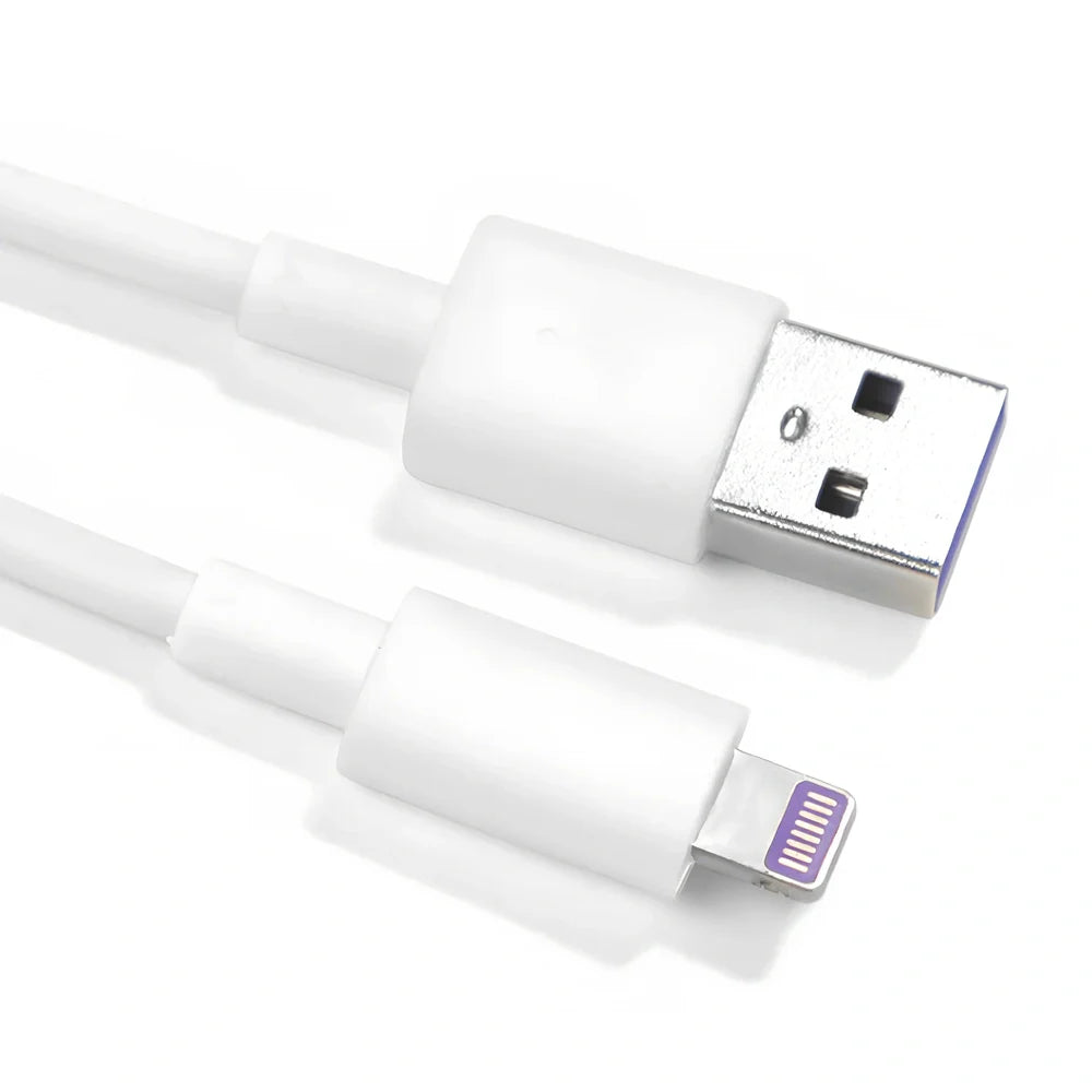 1m 5A fast charging data cable with Type C connector for Android Huawei phones, black PVC build, 40g weight