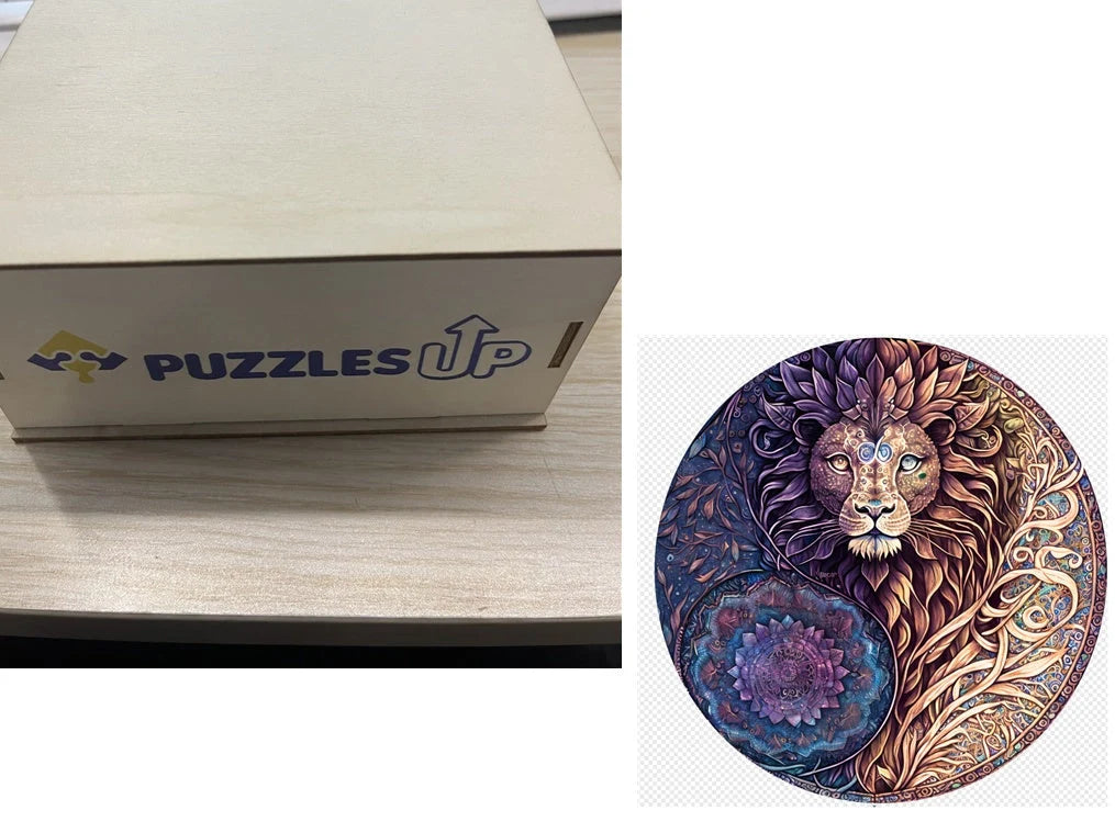 Animal Puzzle Puzzlesup A3 Size With The Box - Detailed wooden puzzle for creative minds