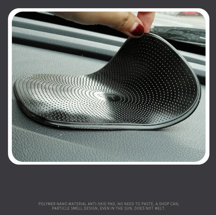 High Temperature Mobile Phone Nano Skid Pad on car dashboard