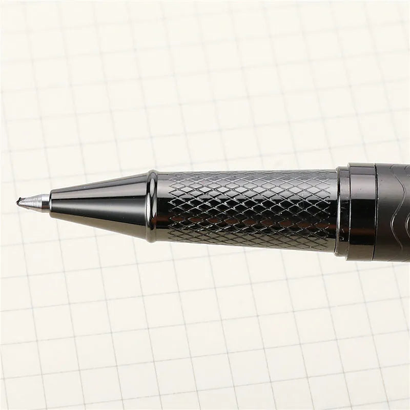 High-end business signature pen with metal body, 0.5mm bullet nib, in fog gun grey colour