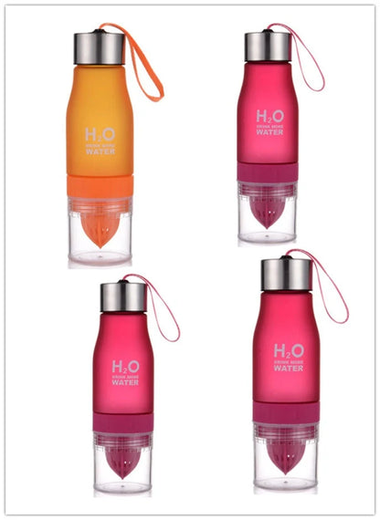 Frosted Plastic Lemon Cup in various colours, BPA-free, 650ml capacity