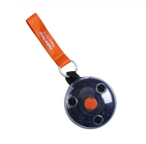 Disc folding portable shopping bag in vibrant colours, compact and eco-friendly